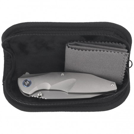 Nóż składany Remette RT-Cool Whale Gray Titanium, Pearlescent M390 (RTCL-T1)