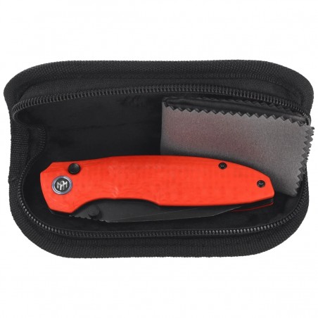 Nóż składany Remette RT-Cool Whale Orange G10, Titanium Plating/Stonewashed 14C28N (RTCL-GN4)