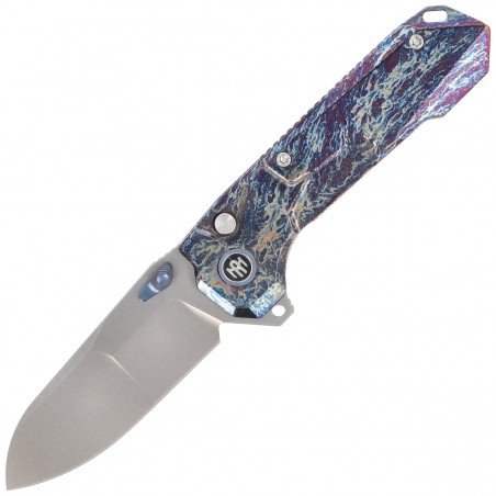 Nóż składany Remette Cosmic Flamed Titanium, Pearlescent M390 (RTCO-TC)