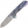 Nóż składany Remette Cosmic Flamed Titanium, Pearlescent M390 (RTCO-TC)