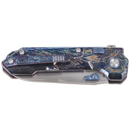 Nóż składany Remette Cosmic Flamed Titanium, Pearlescent M390 (RTCO-TC)