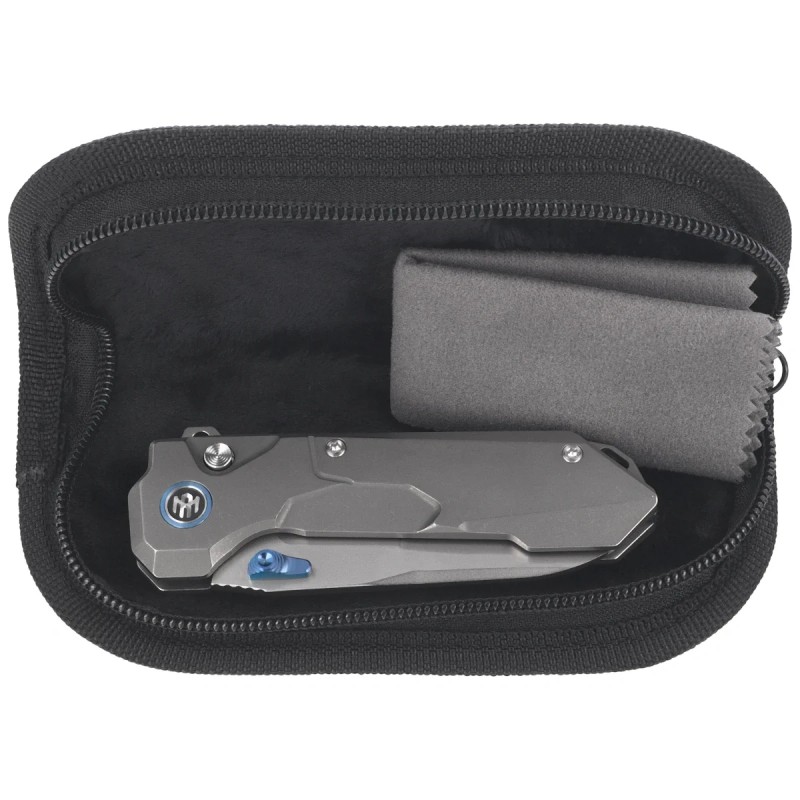 Nóż składany Remette Cosmic Dark Gray Titanium, Pearlescent M390 (RTCO-TG)