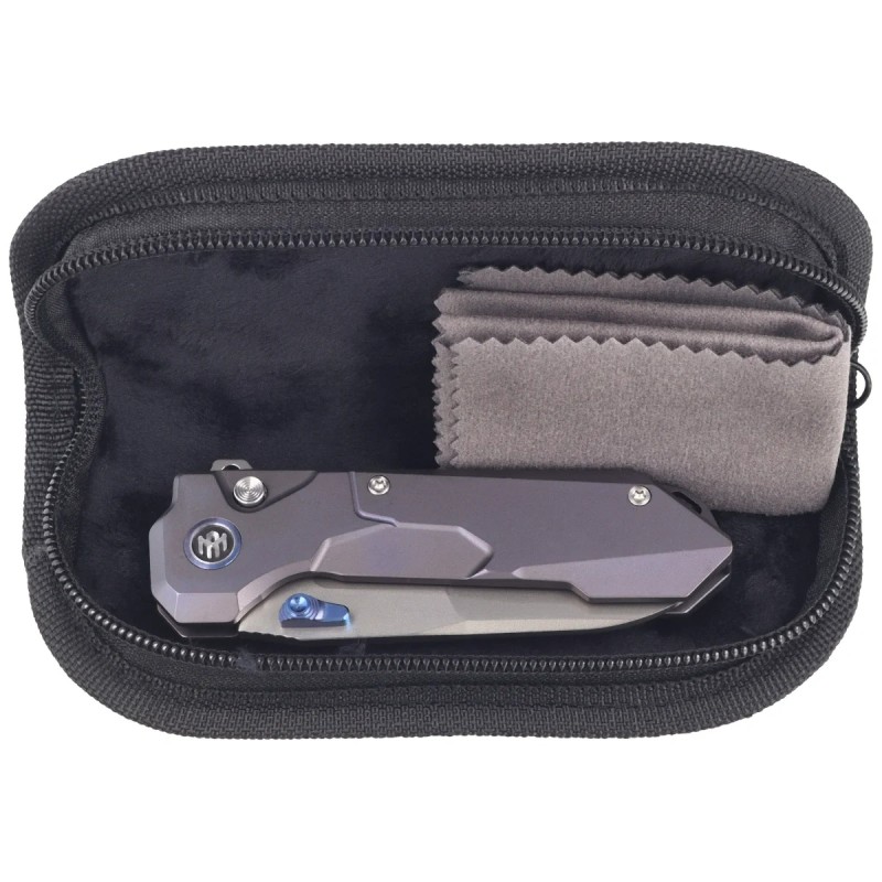 Nóż składany Remette Cosmic Blue Titanium, Pearlescent M390 (RTCO-TB)