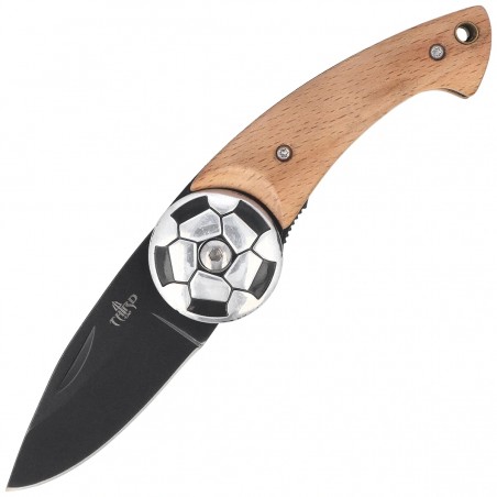 Nóż składany Third Decor Habitat Football Beech Wood, Black 420 (N117N)