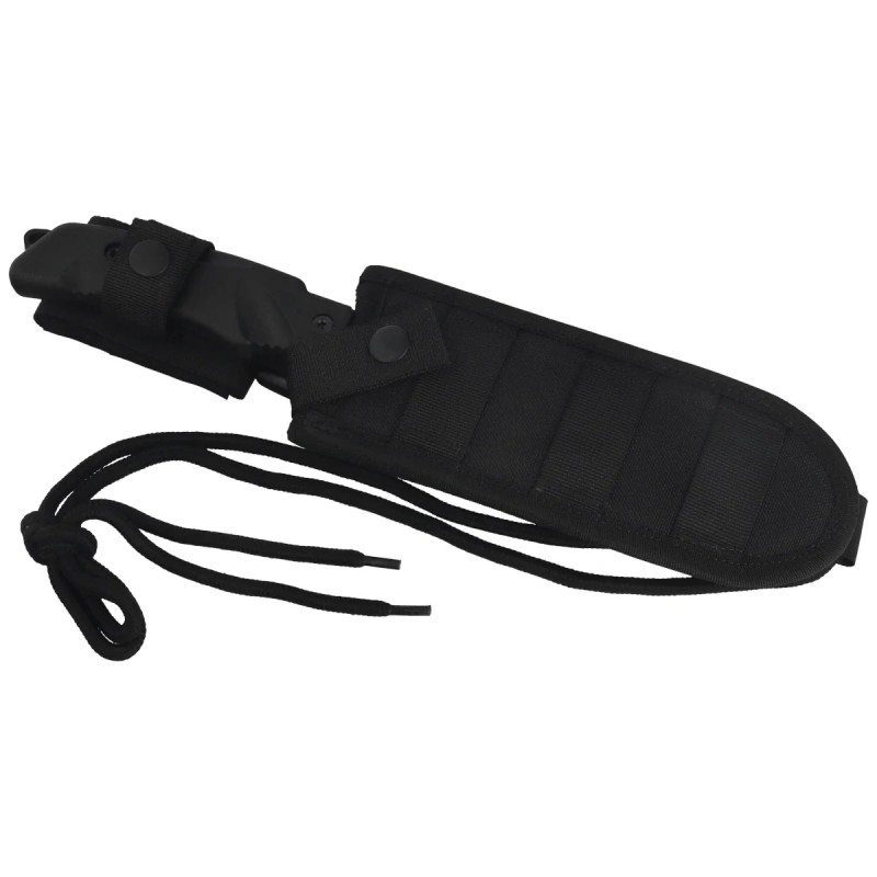 Nóż FOX Dino Tracker Black Forprene, Black N690Co by Black Roc Knives (FX-9CM08 B)