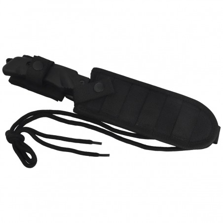 Nóż FOX Dino Tracker Black Forprene, Black N690Co by Black Roc Knives (FX-9CM08 B)
