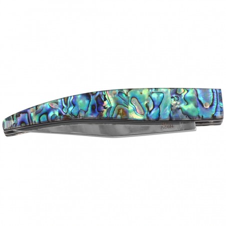 Nóż składany Third Decor Habitat N92V Abalone/Acrylic, Mirror-Polished 440 (TK-N92V)