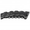 Nóż składany Third Decor Habitat N121 Stone-Polished Steel Chain-Like Design Steel, Stone-Polished Steel Chain-Like Design 420 (