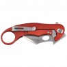 Nóż składany LionSteel L.E.One Mid Karambit Red Aluminium, Stonewashed M390 by Emerson Design (LE2 A RS)