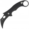 Nóż składany LionSteel L.E.One Mid Karambit Black Aluminium, Black M390 by Emerson Design (LE2 A BB)