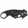 Nóż składany LionSteel L.E.One Mid Karambit Black Aluminium, Black M390 by Emerson Design (LE2 A BB)