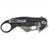 Nóż składany LionSteel L.E.One Mid Karambit Black Aluminium, Stonewashed M390 by Emerson Design (LE2 A BS)
