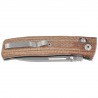 Nóż składany LionSteel NiNi Natural Canvas Micarta, Satin M390 by Gianni Pauletta (NN1 CVN)