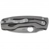 Nóż składany Spyderco Pits 2 Slipit Gray Titanium, Satin M390 by Mike Read (C269TIP)