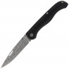 Nóż składany Third Decor Habitat N202E Ebony Wood, VG10 Damascus (TK-N202E)