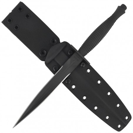Nóż Spartan Blades Ronin F/S Dagger Black Stainless Steel, Black PVD MagnaCut by Tu Lam (SB60BKBKKYBK)