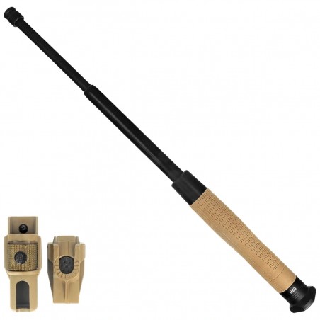 Pałka teleskopowa hartowana ESP Ergonomic Easy Lock 16'' (ExBTT-16HE-BK BHT-54)
