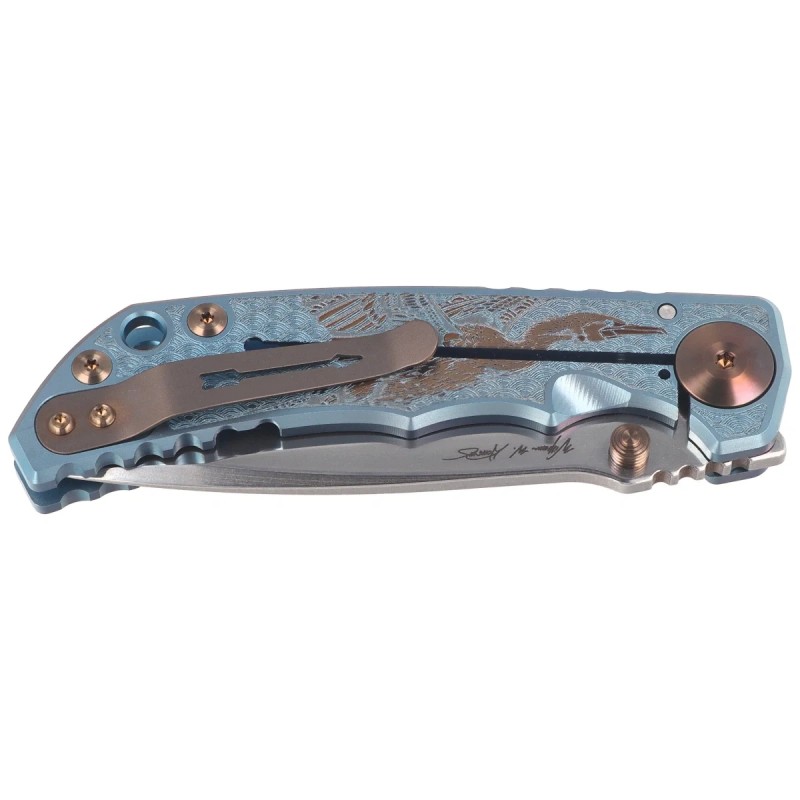 Nóż składany Spartan Blades Harsey Folder ''Sea Raven'' Titanium, Stonewashed MagnaCut by William W. Harsey (SF5SRAV)