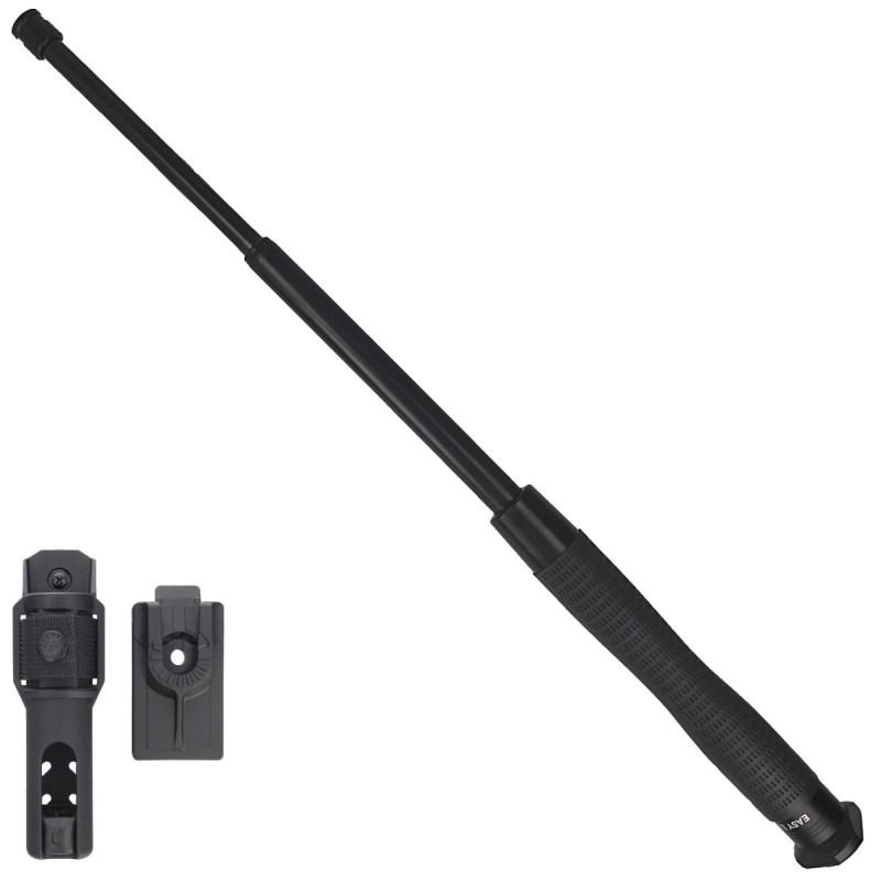 Pałka teleskopowa hartowana ESP Ergonomic Easy Lock Triangle 16'', czarna (ExBTT-16HE-BK BHT-54)