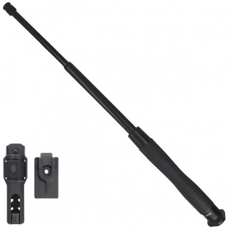 Pałka teleskopowa hartowana ESP Ergonomic Easy Lock Triangle 16'', czarna (ExBTT-16HE-BK BHT-54)