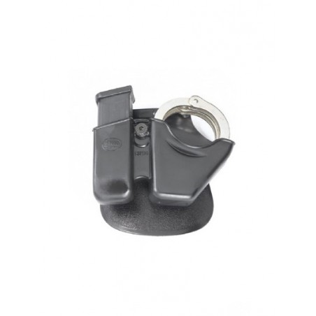 Ładownica Fobus Combo na większość magazynków 9mm (nie Glock) i kajdanek S&W Model 100 (CU9)
