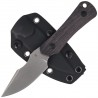 Nóż Kizer Bone Black Stabilized Wood, Stonewashed AEB-L by Maverick Customs (1122A4)