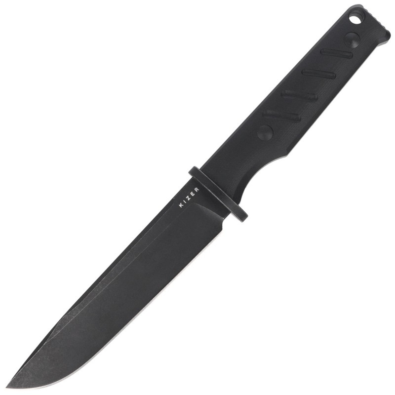 Nóż Kizer Camp 180 Black G10, Black Stonewashed AEB-L by Jonathan Styles (1096A1)