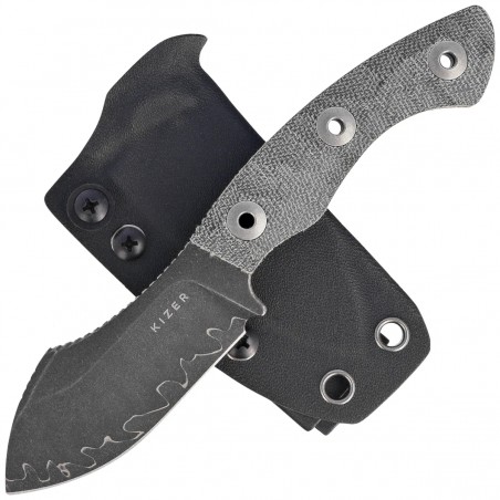 Nóż Kizer Rook Norplex UltreX Micarta, Acid Washed 100Cr18MoVCo Composite (1090A2)