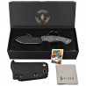 Nóż Kizer Rook Norplex UltreX Micarta, Acid Washed 100Cr18MoVCo Composite (1090A2)