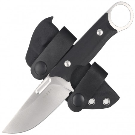 Nóż Kizer Cabox Black G10, Satin 154CM by Jonathan Styles (1048C1)