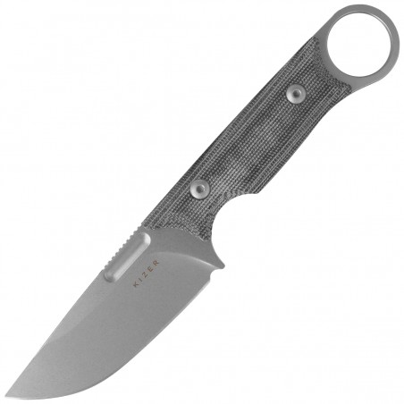 Nóż Kizer Cabox Black Micarta, Stonewashed D2 by Jonathan Styles (1048A1)