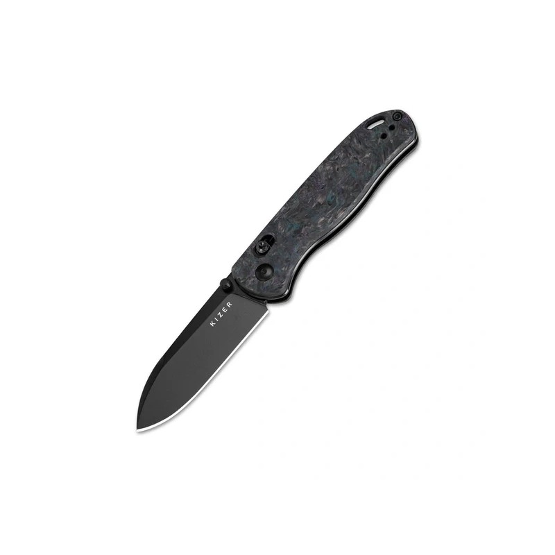 Nóż składany Kizer Drop Bear Medusa Fat Carbon, Matte DLC S35VN by Azo (Ki3619A4)