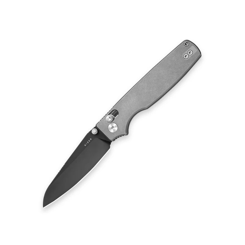 Nóż składany Kizer Original 2 Gray Titanium, Matte DLC Ultra S45VN (Ki3605.2SA1)