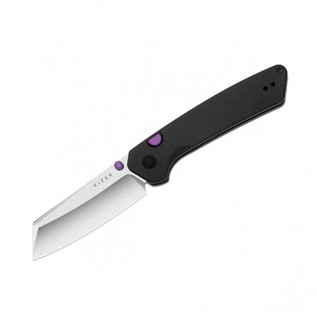 Nóż składany Kizer Madrac Black Aluminium, Satin S45VN by Matteo Pignatelli (Ki3693A2)