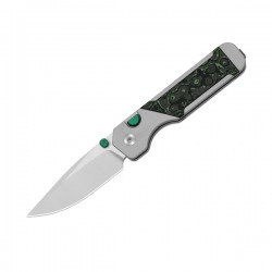 Nóż składany Kizer Militaw 315 KwikSwap Gray Aluminium / Fat Carbon Jungle Wear, Satin M390 by Jonathan Styles (Ki3634.31BDA2)