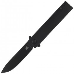 Nóż składany Fox Chnops Tactical Black G10, Black Idroglider Hybrid Cryo by Raven Knives Design (FX-545 G10B)