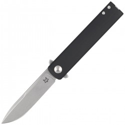 Nóż składany Fox Chnops Tactical Black G10, Stonewashed Hybrid Cryo by Raven Knives Design (FX-545 G10BSW)