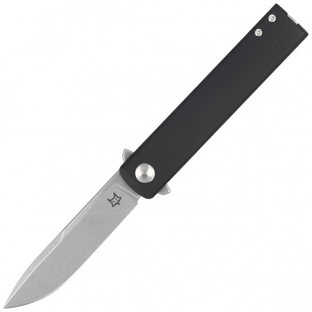 Nóż składany Fox Chnops Tactical Black G10, Stonewashed Hybrid Cryo by Raven Knives Design (FX-545 G10BSW)