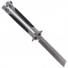 Nóż składany motylek TOKISU Balisong Black G10/Steel, Satin (02174)
