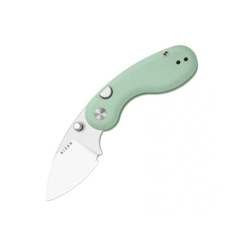 Nóż składany Kizer Microbe Green G10, Satin 14C28N by Maksim Epifantsev (V2742A4)