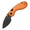 Nóż składany Kizer Microbe Orange Aluminium, Black PVD 14C28N by Maksim Epifantsev (V2742A3)