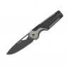 Nóż składany Kizer Serpentine Gray Titanium / Black Micarta, Matte Ultra DLC Elmax by Jonathan Styles (Ki3759FDA2)