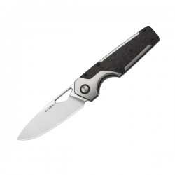 Nóż składany Kizer Serpentine Silver Titanium / Black Carbon Fiber, Satin Elmax by Jonathan Styles (Ki3759FDA1)