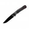 Nóż składany Kizer Sable Chief Dark Gray Titanium / Purple Haze Fat Carbon, Polished DLC Ultra K390 by Jonathan Styles (Ki3745A2