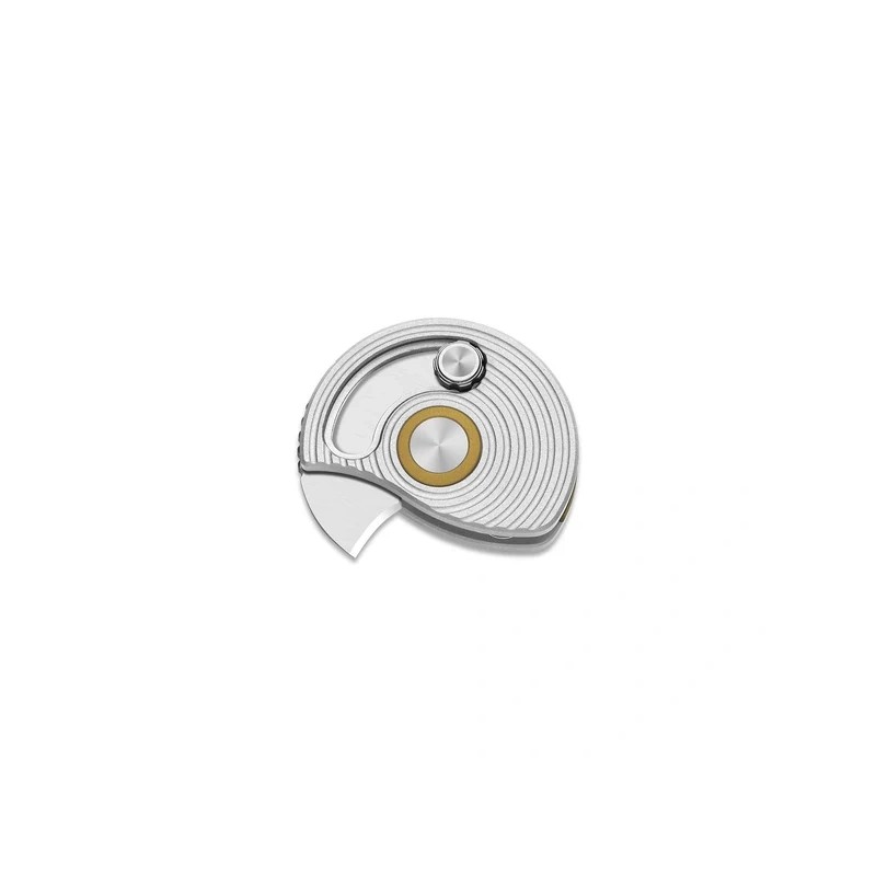 Nóż składany Kizer Snail-Trail Silver Aluminum, Satin AEB-L by Caleb Waldman (V2757A3)