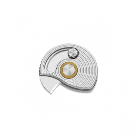 Nóż składany Kizer Snail-Trail Silver Aluminum, Satin AEB-L by Caleb Waldman (V2757A3)