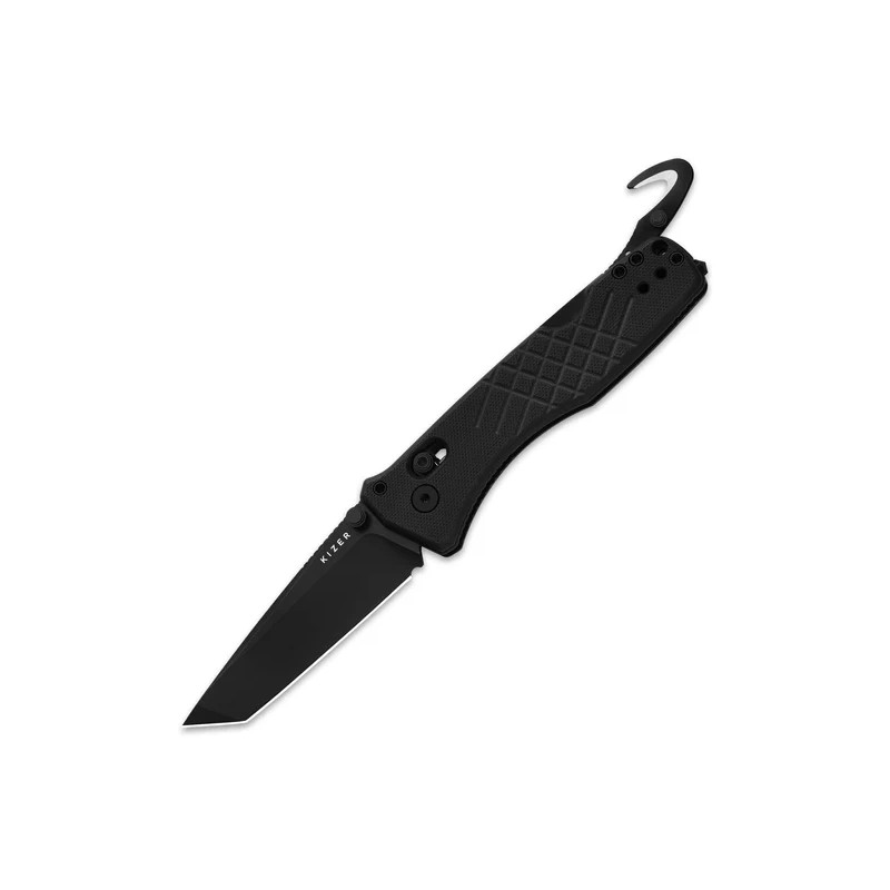 Nóż składany Kizer Aegis T Black G10, Black PVD AEB-L by Azo (V3774CTA1)