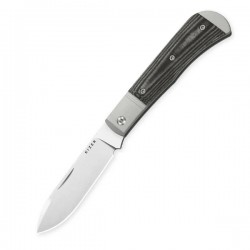 Nóż składany Kizer Trestle D Grey Aluminium / Black Norplex UltreX™ Micarta, Stonewashed Nitro-V by Azo (V3760A1)
