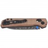 Nóż składany Kizer Begleiter 2.9 CL Brown Norplex UltreX Micarta, Damascus by Azo (V3458.2CDA2)