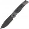 Nóż składany Kizer Coywolf Gray Titanium / Black Carbon Fiber, Acid-Washed Damascus by Derek Sharon (Ki3685A1)